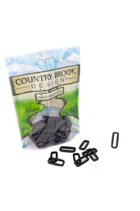 100 - Country Brook Design® 1 inch Plastic Rectangle Ring