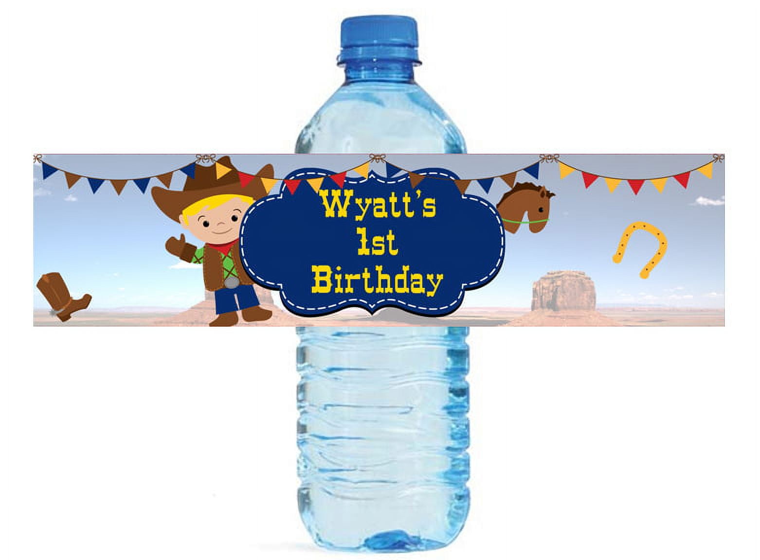 Blippi water label - personalized!!  Birthday wine bottle labels, Birthday  party themes, Birthday wine bottles