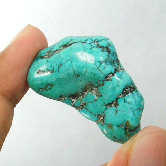 100 Ct Natural Arizona Blue Turquoise Rough Slab Crystal Loose Gemstones