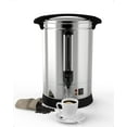 thumbnail image 1 of 100 Cup Commercial Coffee Maker, [Quick Brewing] [Food Grade Stainless Steel] Large Coffee Urn Perfect For Church, Meeting rooms, Lounges, and Other Large Gatherings-14 L,Silver, 1 of 7