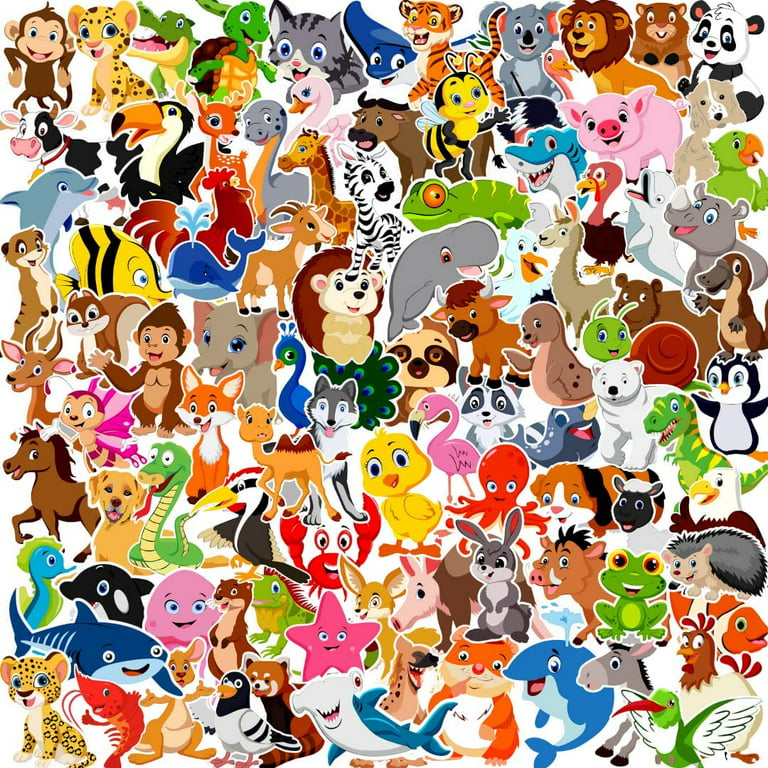 100 Pack Fun Stickers for Kids, Water Bottles, Laptops, Phone Cases,  Luggage, Scrapbooking, Waterproof Vinyl Cute Gifts for Teens, Girls and  Boys