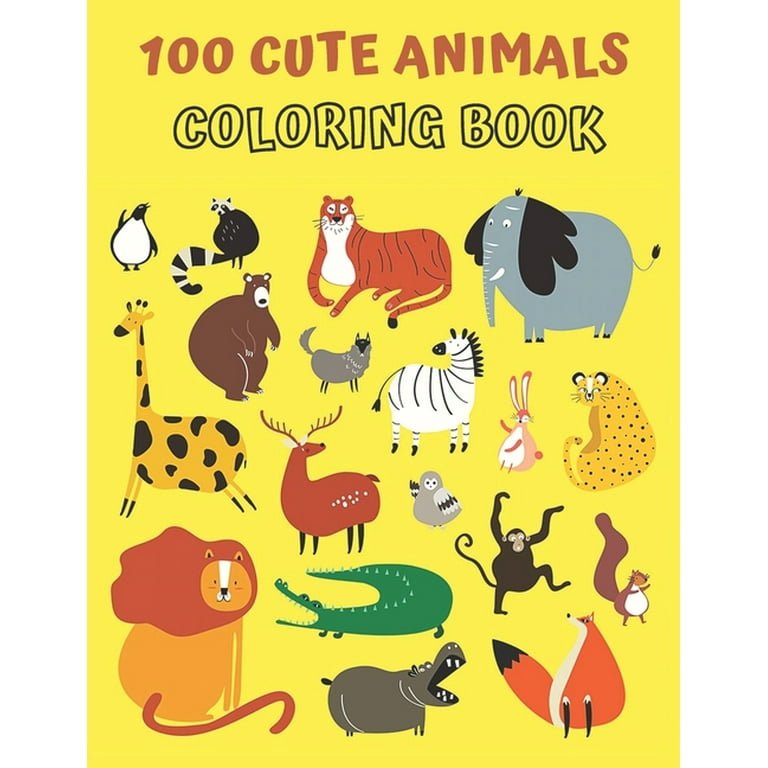Simple Coloring Book For Kids: : Easy and Fun Educational Coloring Pages of  Animals For Little Kids Age 2-4, 4-8, Boys, Girls, Preschool and Kinderga  (Paperback)