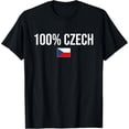 thumbnail image 1 of t-shirt 100% Czech Czech Republic T-Shirt, 1 of 4