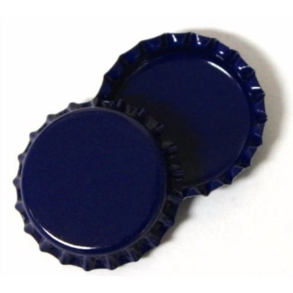 100 Dark Blue ON BOTH SIDES Bottle Caps New Unused Bottlecaps Colored 2 sided