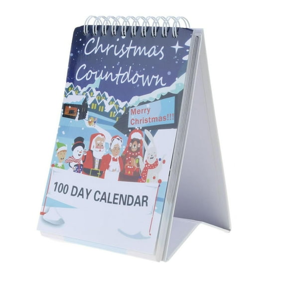 100 Day Christmas Countdown Calendar 2025 Christmas Advent Calendar Mini Desk Calendar For Home Office Decor