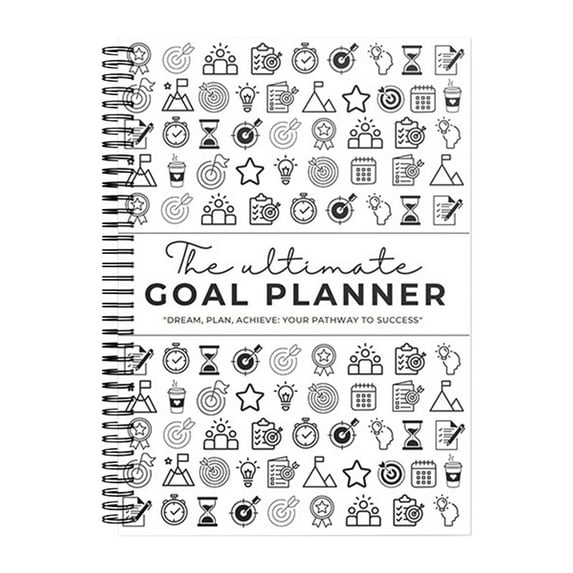 100 Day Goal Planner. Order Out Of Chaos Academic Planner, Daily, Weekly & Monthly Time Management,Goal Setting Planner And Journal To Improve Your Productivity And Motivation,White,12x8"
