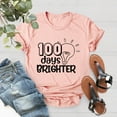 thumbnail image 1 of 100 Days Brighter Shirt, 100 Days Of School Shirt,Teacher, School Outfit, 100th Day Of School Shirt, Back To School Shirt Sweatshirt All Size S-5XL, 1 of 5