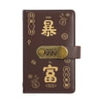thumbnail image 1 of 100 Days Cash Envelope Challenge Savings Book Budget Planner Wallet Organizer Expense Bill Storage Binder With Password Lock 7.09x4.33in, 1 of 9