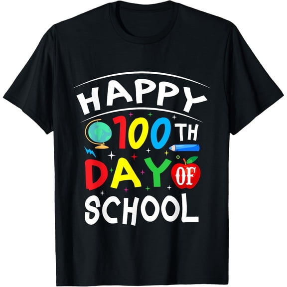 100 Days Happy 100th Day Of School T-Shirt