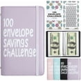 thumbnail image 1 of 100 Days Money Saving Challenge Coin Envelope Budgetstorage Book Mini 100 Day Envelope Savings Challenge Book, Cash Money Budget Planner Binder Envelopes to Save $5,050, $500, $10,000, 1 of 7