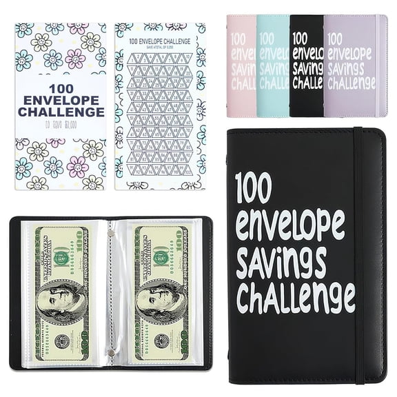 100 Days Money Saving Challenge Coin Envelope Budgetstorage Book, Money Saving Binder, Easy and Fun Way to Save, Money Saving Challenge with Family, Friends, Bestie