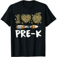 thumbnail image 1 of 100 Days Of Pre K Teacher Student Leopard Happy 100th Day T-Shirt, 1 of 4