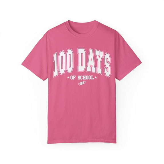 100 Days Of School Comfort Colors Shirt, Teacher Appreciation Shirt