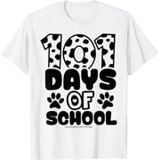 100 Days Of School Dog Boys Dalmatian Girls 100 Days Smarter T-Shirt