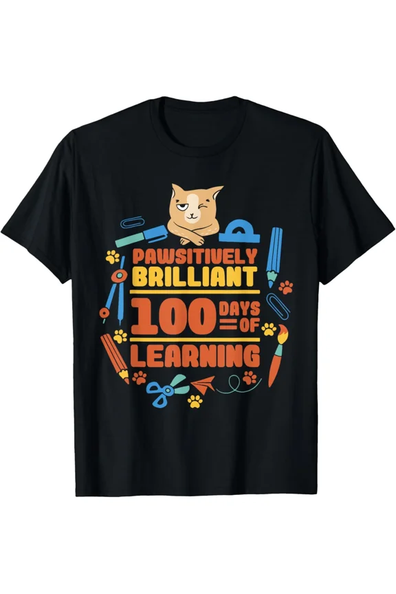 100 Days Of School Gift Ideas Cute 100 Days Of School And New H9816 Unisex T-Shirt, Up to 5XL Available