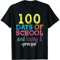 thumbnail image 1 of 100 Days Of School Principal Shirt Happy 100th Day Of School T-Shirt Shirts, 1 of 4
