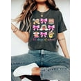 thumbnail image 1 of 100 Days Of School Shirt, Happy 100 Days Of School Shirt, Teacher 100 Days Of School, Coquette Bow Teacher Shirt, Teacher School Shirt, 1 of 5
