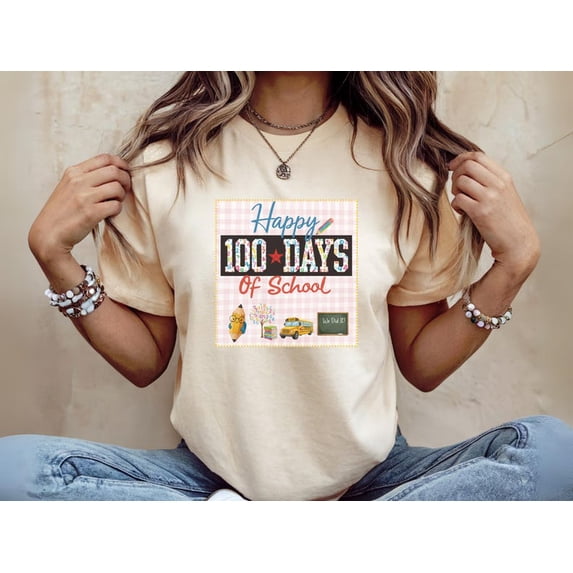 100 Days Of School Shirt, Kindergarten Teacher Student T-Shirt, 100Th ...