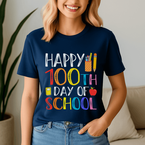 100 Days Of School Teacher And Student, 100 Days of School Shirt,100 Day TShirt,Back to School Tee,Teacher Gift