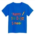 thumbnail image 1 of 100 Days Of School Shirt for Toddler School T Shirt Kids Happy 100th Day Tshirt Boys Girls Tees Tops Children's Tee Shirts Little Girls Clothes Girls Inner Wear Thin Blouse Heart Shirt Toddler Girl, 1 of 3