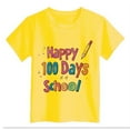 thumbnail image 1 of 100 Days Of School Shirt for Toddler School T Shirt Kids Happy 100th Day Tshirt Boys Girls Tees Tops Children's Tee Shirts Little Girls Clothes Girls Inner Wear Thin Blouse Heart Shirt Toddler Girl, 1 of 3