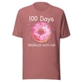 thumbnail image 1 of 100 Days Shirt Kids Shirt Sprinkled With Fun Shirt, Unisex, 100th Day of School Shirt, 100 Days of School Shirt, 100 Days Shirt, School Shirt (Mauve, 3XL), 1 of 1