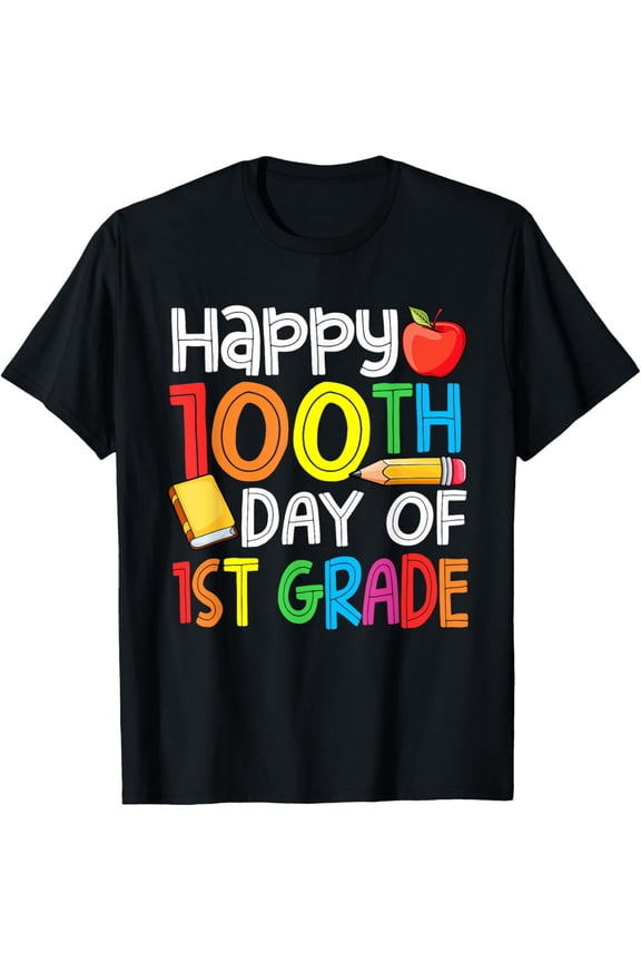100 Days Smarter First Grade 100th Day Of School 1st Grade Adult T-shirt