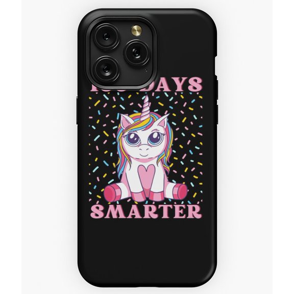 100 Days Smarter Magical Unicorn Celebration - Creative Art A12200 Phone Case for iPhone 11 to 17 Pro Max