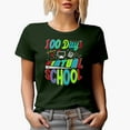 thumbnail image 1 of 100 Days Virtual School, Home or Online Class, Military Green T-Shirt, XL, 1 of 5