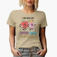thumbnail image 1 of 100 Days of Coffee, Chaos & Lesson Plans, Retro Teacher Themed Art Merch Gift, Tan T-Shirt, 3XL, 1 of 5
