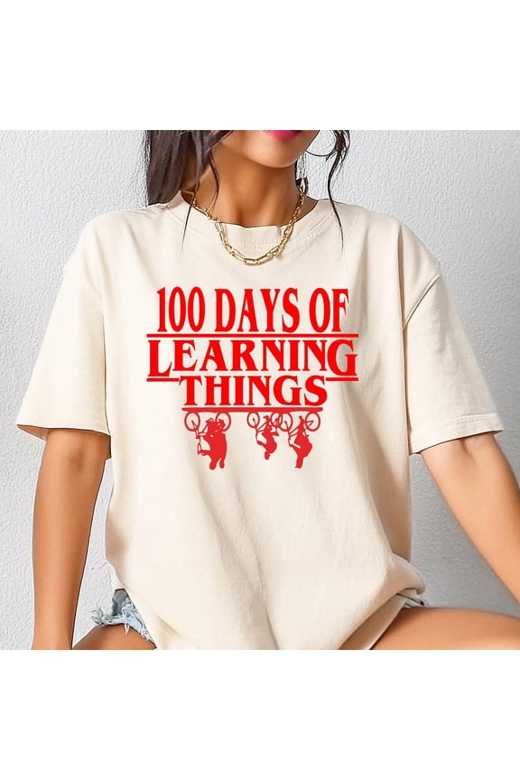 100 Days of Learning Tee, Teacher Celebration Outfit