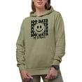 thumbnail image 1 of 100 Days of School, Back-To-School or Teacher Themed, Groovy Retro Wavy Text Merch Gift, Sand Hooded Sweatshirt or Hoodie, 3XL, 1 of 5