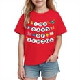 thumbnail image 1 of 100 Days of School Kids Cotton Graphic Tees Casual Short Sleeve Crewneck Tops Cute Summer Fashion T-Shirts for Boys Girls 3-10 Years, 1 of 8