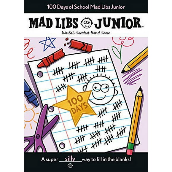 Pre-Owned 100 Days of School Mad Libs Junior: World's Greatest Word Game Paperback