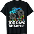 thumbnail image 1 of 100 Days of School Monster Truck 100th Day of School T-Shirt tee, 1 of 4