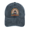 thumbnail image 1 of 100 Days of School Navy Hat Adjustable Funny Fashion Unisex Baseball Cap for Men Women, 1 of 7
