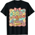 thumbnail image 1 of 100 Days of School Preppy 100th Day of School Teacher T-Shirt Shirts, 1 of 4