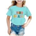 thumbnail image 1 of 100 Days of School Shirt Kids School Season Loose Short Sleeve T Shirt Boy Girls for Kindergarten Tops Tshirts for Kids Boys Size 12-13, 1 of 4