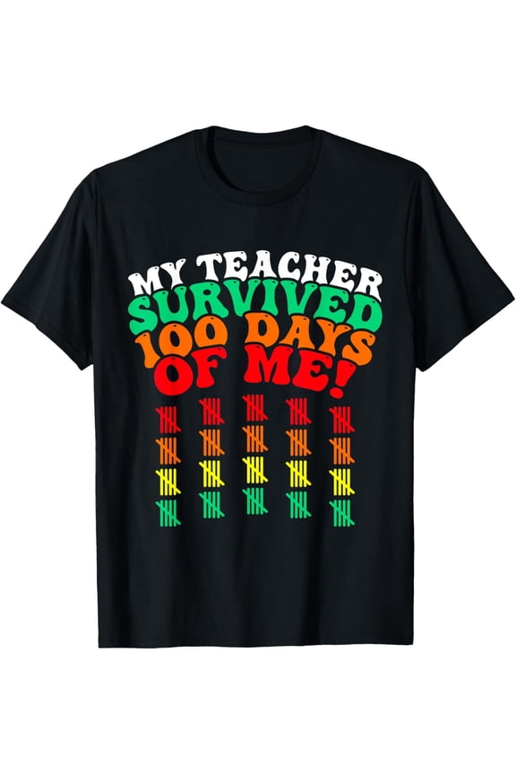 100 Days of School Tee Kids 100th Day of School Costume T-Shirt