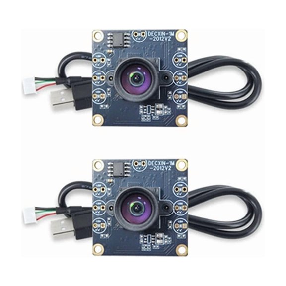 100 Degree Camera Module 1MP OV9732 1280x720 USB Free Driver Manual Focus with 3 Meter Cable for WinXP/7/8/10 2 Sets,2 * OV9732 camera module 2 * USB 3 Meter cable,As Shown