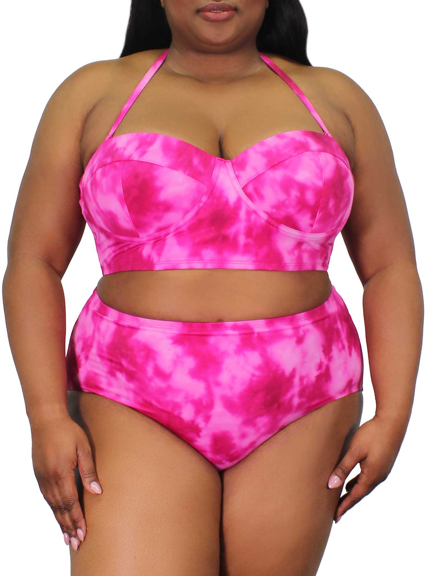 Tie dye bathing discount suit plus size