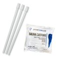 thumbnail image 1 of 100 Dental Saliva Ejectors Disposable, Medical Grade Latex Free Suction Tips (White/Clear), 1 of 6