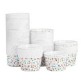 thumbnail image 1 of 100*Disposable Dessert Bowls Clearance! 100 Pcs Fluted Tube Pan Liner Nonstick Greaseproof Heat Paper Cake Pan Liners for Pie Scone Pineapple Disposable Cake Pan Liner, 1 of 5