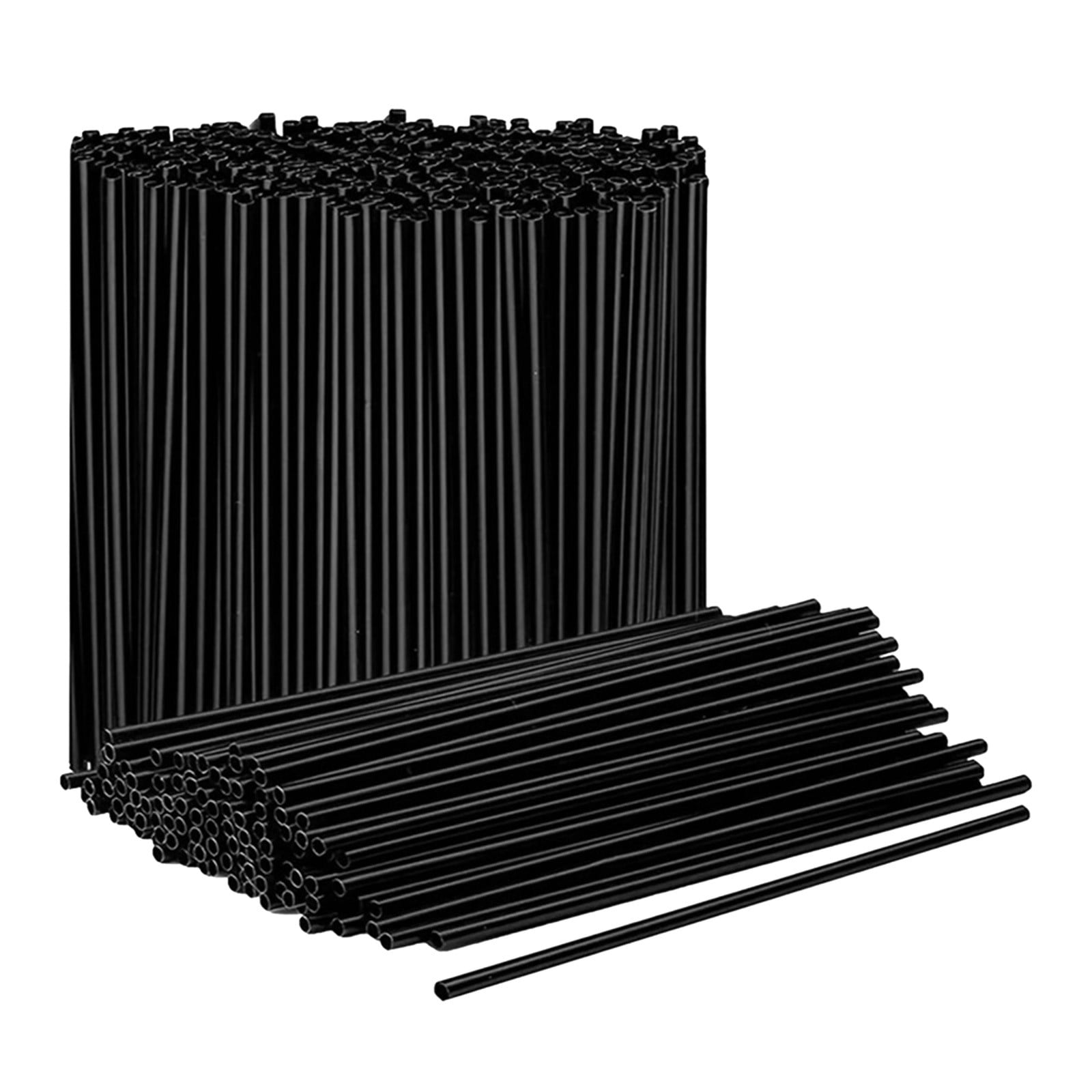 100 Disposable Plastic Tubularis Per Pack Black Bar Wedding Party