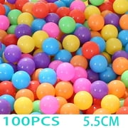 100 Dog Ball Toys Squeeze-resistant 7 Color Combinations Perfect for Tents Pools and Parties Eco-friendly Pet Toy Balls
