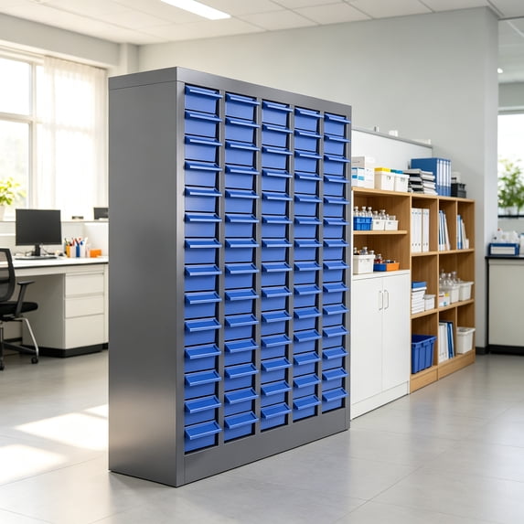 100 Drawer Large Capacity Hardware Cabinet, 26