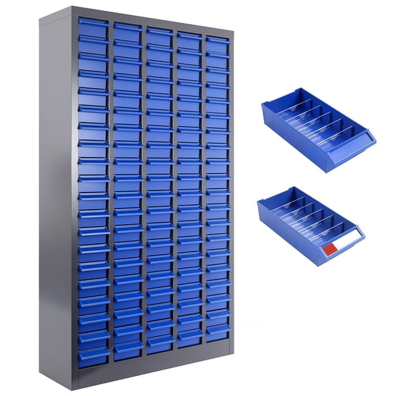100-Drawer Parts Storage Cabinet - Organizer for Small Hardware, Electronic Components & Tools, Ideal for Workshop, Garage & Lab.
