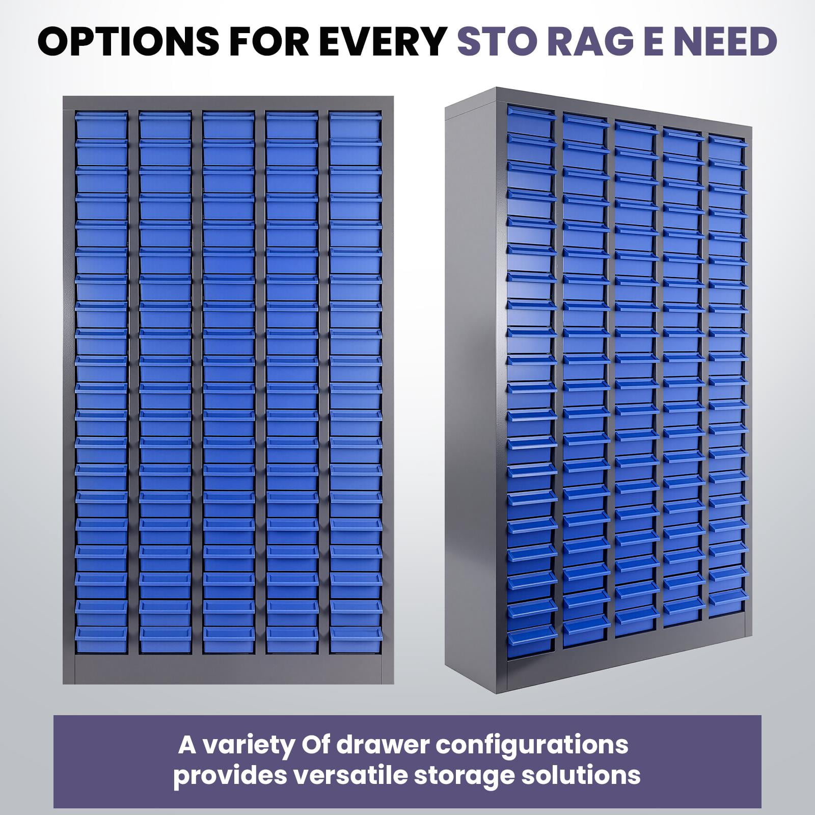 100 Drawers Parts Cabinet, Bolt and Nut Tool Storage Cabinet, Hardware ...