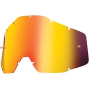 100% Dual Anti-Fog Lens for Racecraft/Accuri Goggles - Mirror Red