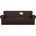 thumbnail image 1 of 100% Dual Waterproof Couch Cover Slipcovers for Couches and Sofas - Stretch Non Slip Fleece Sofa Covers Washable, Leakproof Furniture Protector for Kids, Pets, Dog (Sofa, Light Gray), 1 of 7